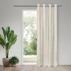 Занавеска Heika с люверсами, 1 шт., комплект люверсной шторы Heika Gerster, бежевый