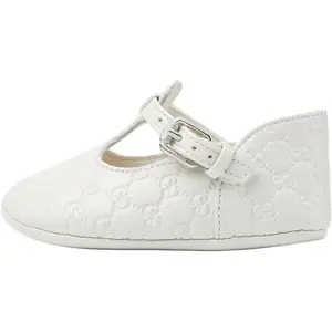 GUCCI Детские низкие кеды Double G белые для малышей