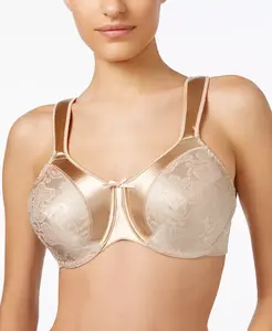 Бюстгальтер Minimizer Satin Tracings Comfort Strap на косточках 3562 Bali, коричневый/бежевый