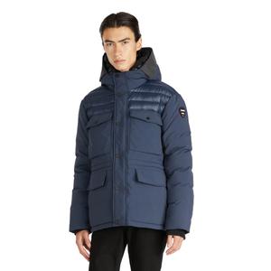 Мужская парка Pajar Mikkel Mixed Media со съемным внутренним капюшоном, темно-синий