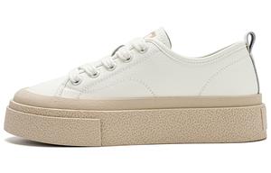 Женские низкие кеды для скейтбординга бежево-абрикосовые EBLAN