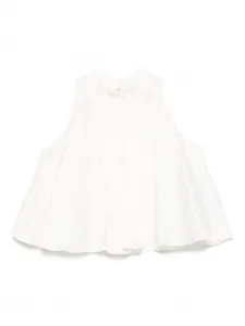 Блузка с узором Balmain Kids, белый