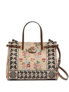 Средняя сумка-тоут Antibes от Valentino Garavani, нейтральный цвет