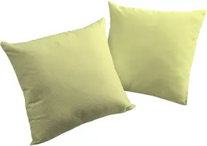 Декоративная подушка Adam "Graphic Ventus Light", с тонкой структурой, двусторонний чехол без наполнителя, 1 шт 40х40 см, светло-зеленый