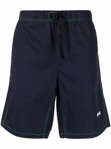 MSGM спортивные шорты с логотипом, синий