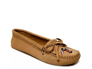 Мокасины Minnetonka Thunderbird Animikii Flat, бежевые