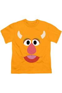 Футболка с лицом Фредди из "Улицы Сезам" для детей Gildan, золотой