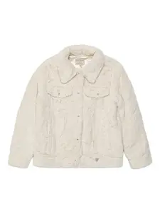 Куртка с искусственным мехом на пуговицах Guess Kids, нейтральный