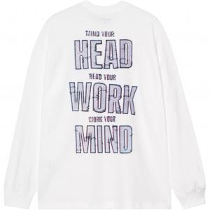 Футболка FW25 L/S Mind Your Head Carhartt WIP, белый