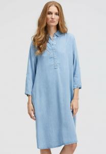 Платье Smith&Soul MIT TURN-UP-ÄRMELN, Denim/Blue