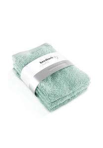 Набор полотенец Herzbach Home Pura, 3 штуки, 30x50 см, мятный