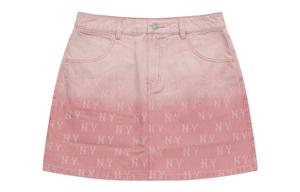 MLB Коллекция MONOGRAM New York Yankees SS25 джинсовые короткие юбки женские pink