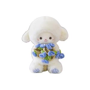 Small bubble Милые и мягкие розовые плюшевые ягнята высотой 30 см