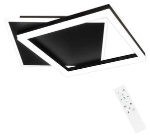 Светодиодный потолочный светильник Nettlife Lena, 41x6x44 см, черный