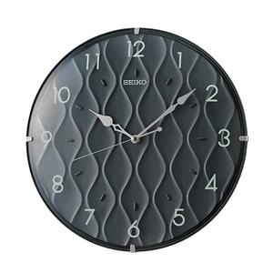 SEIKO Часы Sweeping Seconds Movement Resin Wall Clock Unisex Black