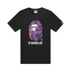 Футболка Bape Color Camo By Bathing, черный/фиолетовый