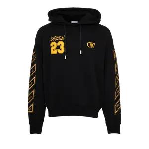 Худи Off-White 23 Skate 'Black/Gold', черный