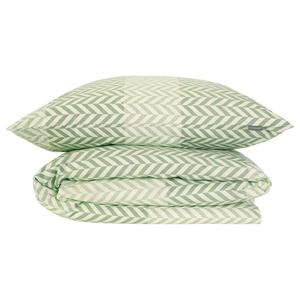 Комплект постельного белья Schiesser Maribel Renforcé 2-tlg., зеленый - 135 х 200 см