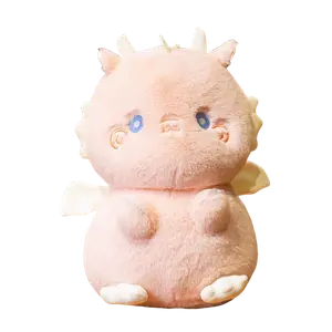 Плюшевая кукла Healing Style Little Dragon Dolls высотой 35 см Velvet Mill, розовый