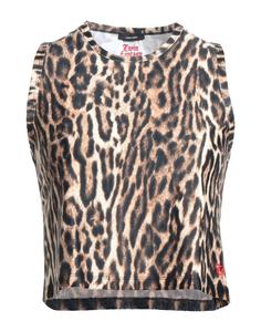 Кроп-топ Twin Fantasy, коричневый