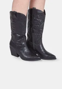 Ковбойские/Байкерские ботильоны Bata, Nero