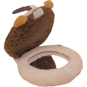 Плюшевый кулон в виде кота с сэндвичем зеркальце плюшевая кукла высота 10см IIF