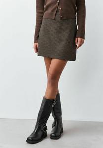 Юбка Next Mini skirt, Black White Dogstooth/Black