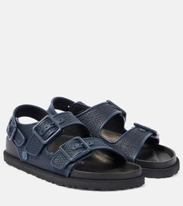 Сандалии из рафии Milano Luxe Birkenstock 1774, Dark Navy