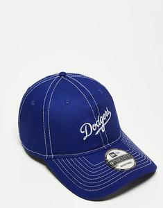 Кепка New Era LA Dodgers 9twenty с контрастной строчкой синего цвета