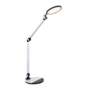 Светодиодная настольная лампа Globo Lighting Konsti, акриловое стекло / алюминий - 1 пламя - белый