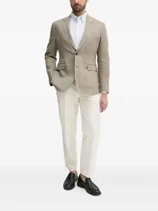 Пиджак на двух пуговицах Hackett, коричневый