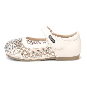 Нескользящие, дышащие, легкие, амортизирующие низкие детские кожаные туфли для детей ST&SAT KIDS, бежевый