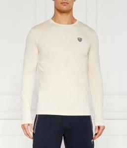 Лонгслив мужской Ea7 с круглым вырезом, экрю