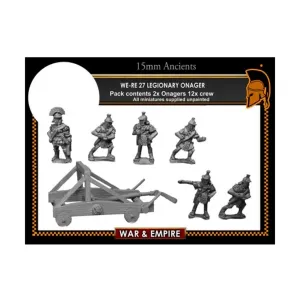 Легионерские 2-рукие онагры — ранний имперский, War & Empire - Ancients Miniatures - Late Roman (15mm)