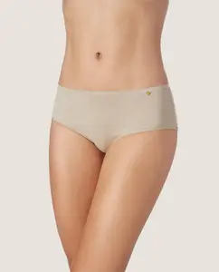 Экологичные брюки-кюлоты из соевой пряжи ZD, бежевый