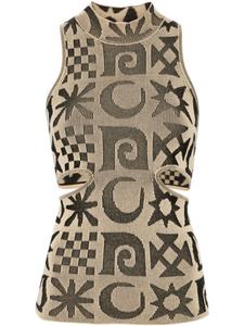 Nanushka майка Maraj, нейтральный цвет