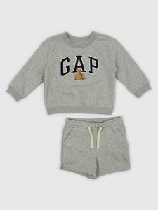 Толстовка и шорты Gap, серый