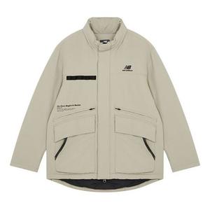 Куртка New Balance Logo Down Jacket 'Beige', бежевый