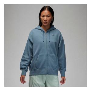 Толстовка (WMNS) Air Jordan Flight Full-Zip Hoodie 'Ozone Blue', синий