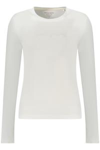 Кофта женская Guess Jeans с длинным рукавом и круглым вырезом, белый