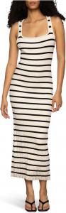 Платье Sanctuary Starlit Rib Maxi, Light Oat/Black 3