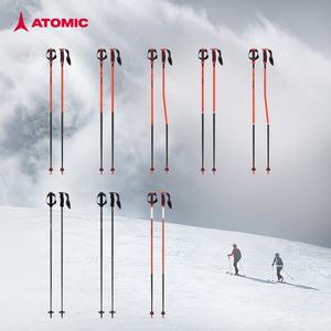 Atomic Лыжные палки 5/6 звезд full mountain carbon/aluminum, горное снаряжение, красный - 6 star carbon pole redster rs sl_sqs, 110cm