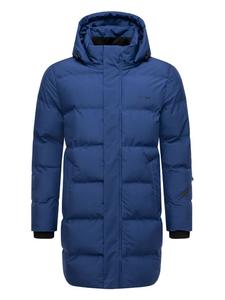 Стеганое пальто Thadeek XX темно-синего цвета STONE HARBOUR