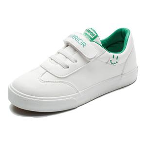 Прочные дышащие низкие детские скейтерские кроссовки WARRIOR, белый