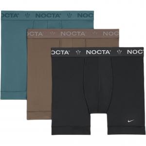 Эссеншиал микро мужские трусы-боксеры Nocta Nike, синий/коричневый/черный