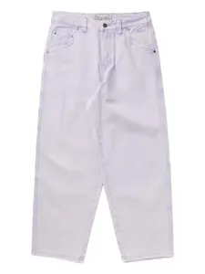 Джинсы с вышитым логотипом dime, фиолетовый