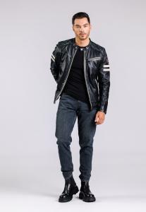 Кожаная куртка Freaky Nation, черный