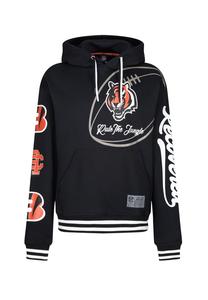 Толстовка с капюшоном NFL Bengals Rule the Jungle для фанатов Cincinnati Bengals Re:Covered, черный