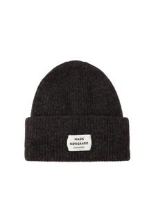 MADS NORGAARD COPENHAGEN Шапка 'Tosca Anju' в темно-коричневом цвете