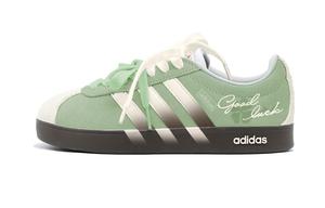 Adidas Кроссовки для скейтбординга VL COURT 2.0 Lucky Four Leaf Clover низкие, унисекс, green